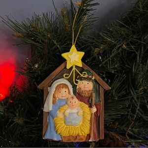 NATIVITY SCENE | Christmas Ornament